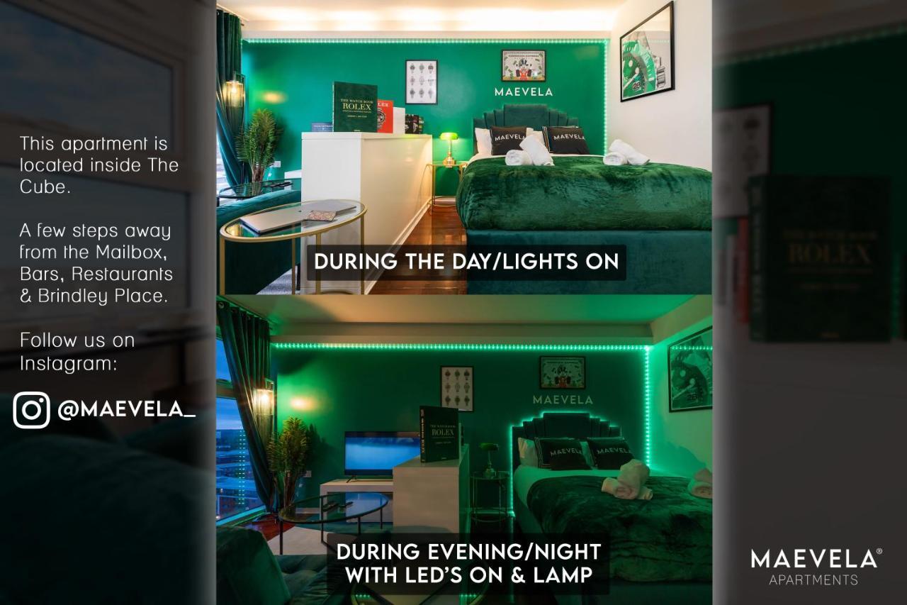 Maevela Apartments - Top Floor Rolex Themed Studio Apt Inside The Cube, Mailbox - Free Netflix & Wifi 伯明翰 外观 照片